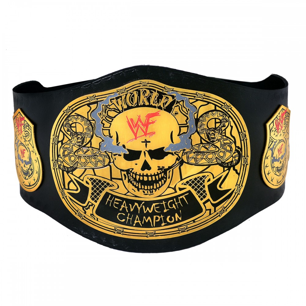 WWF Smoking Skull Belt