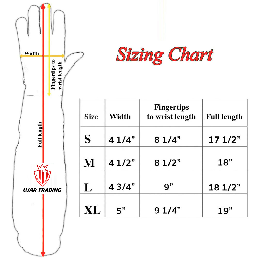 Gloves Size Chart